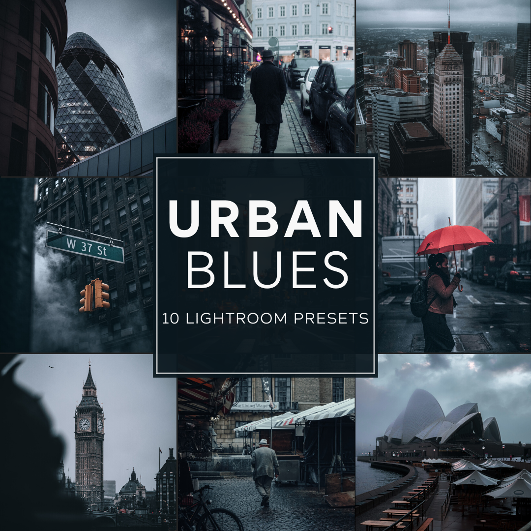 Urban Blues Lightroom Presets Pack Urban Presets